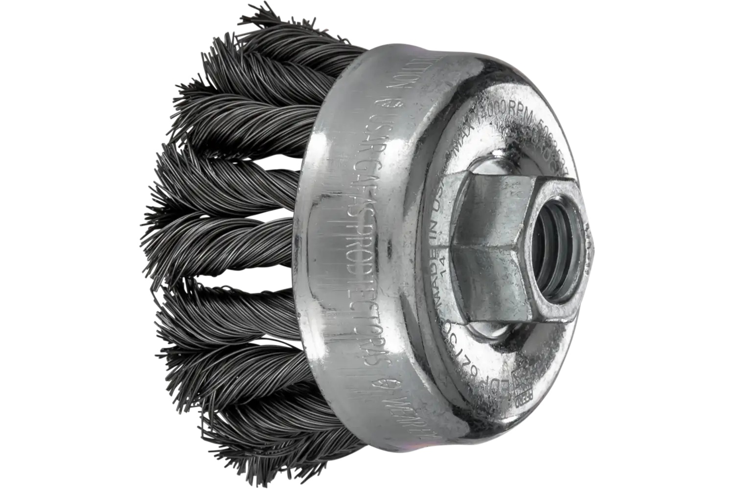 Picture of Pferd Combitwist® Knot Wire Cup Brush Psf 2-3/4" Dia. .014 Cs 5/8-11" Thread Retail